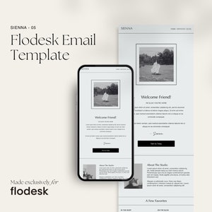 Sienna 05 - Flodesk Email Template | Elegant, Editorial Flodesk Email Template