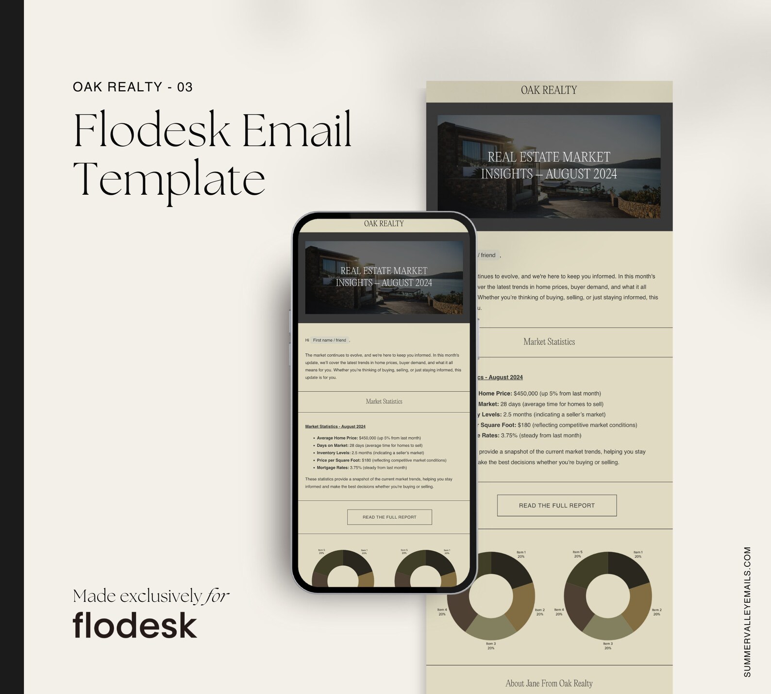 Oak Realty 03 Flodesk Email Template for Realtors & Real Estate