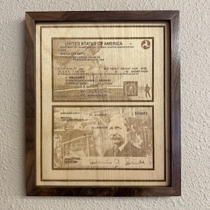 Placa de certificado de mecânica FAA gravada