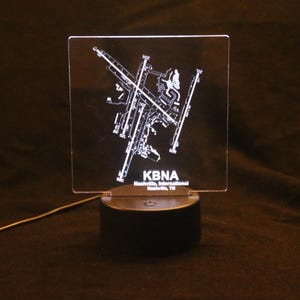Custom Acrylic LED Sign - Airport Diagram