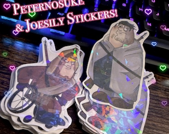 Peternosuke e Joesily ||Adesivos - Kamuy Dourado Ogata e Vasily||