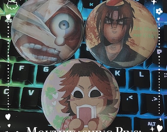 Mouthwashing Pins! || Button Pins- Mouthwashing Game - Curly, Jimmy and Daisuke||