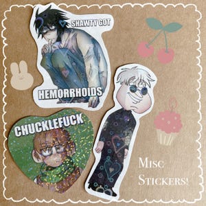 Verschiedene Sticker! || Stickers- Death Note, Jujutsu Kaisen, Dungeon Meshi