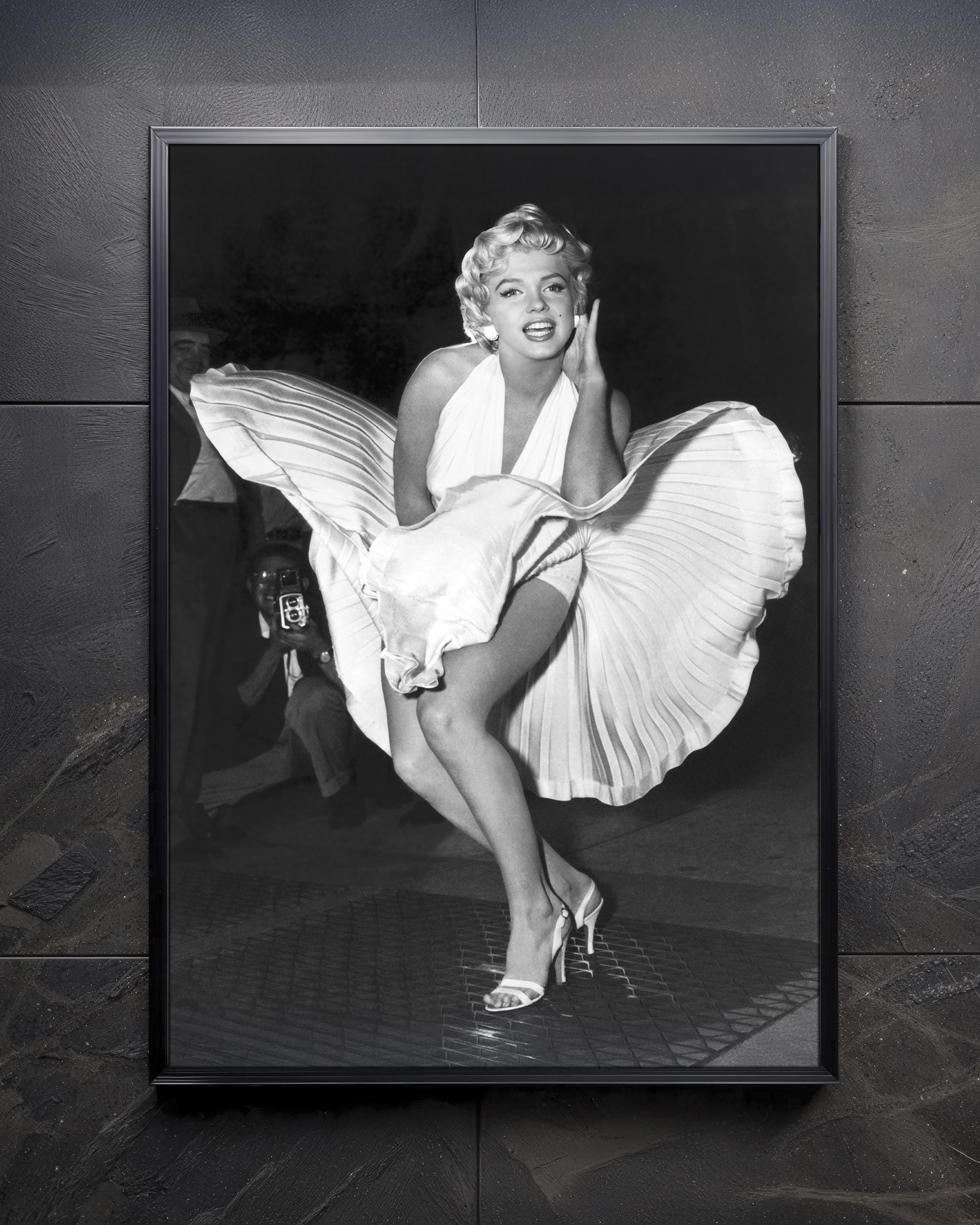 chinese dress ladies We're Not Married Marilyn Monroe White Lace Dress Costume Screen Test 8 x  10 Photo at Amazon's Entertainment Collectibles Store