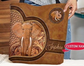 African Tribe Elephant Lion Genuine Leather Handbags Purses Shoulder Tote Satchel Bags Womens African Tribe Elephant Lion Genuine Leather Handbags Purses Shoulder Tote Satchel Bags Womens
