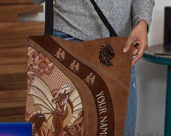 dragon tote bolsa