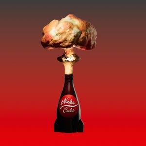 Nuka Taste Explosion, Nuka-Cola with Nuclear Mushroom - STL FILE