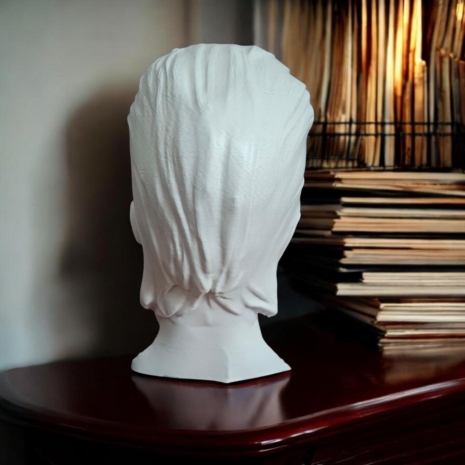 David Bowie Headphone Stand – Detailed Bust Sculpture – Matte or