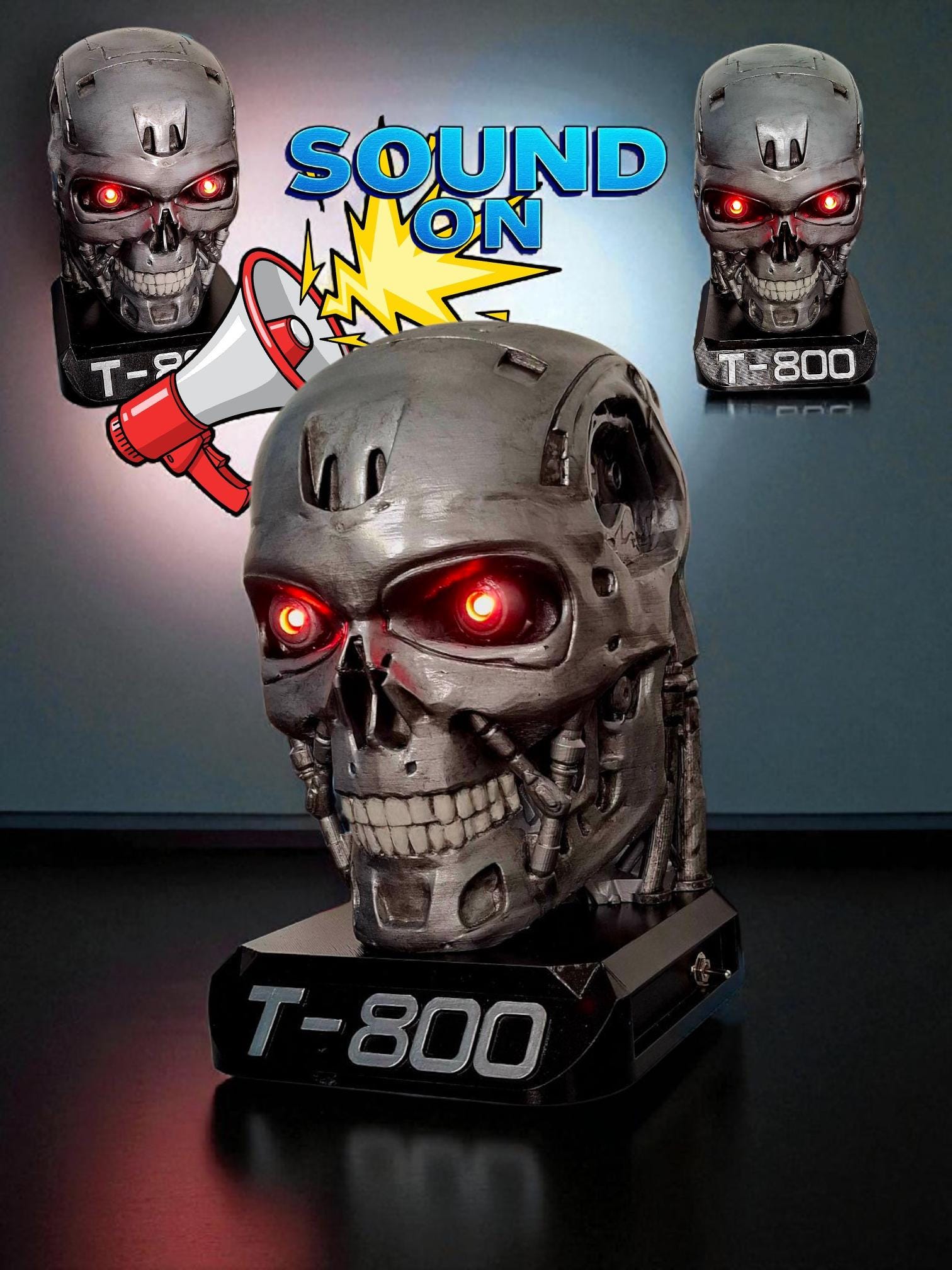 Terminator T 800 Skull Replica - Etsy