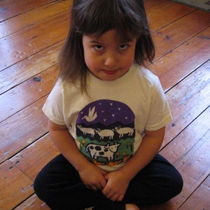 Happy Farmyard Organic Kids Tee image 1