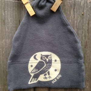 Woodland Grey Owl Infant Hat image 3