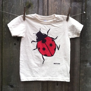 Ladybug Organic Child Short Sleeve Tee 2, 4, 6, 8, 10, 12 image 1