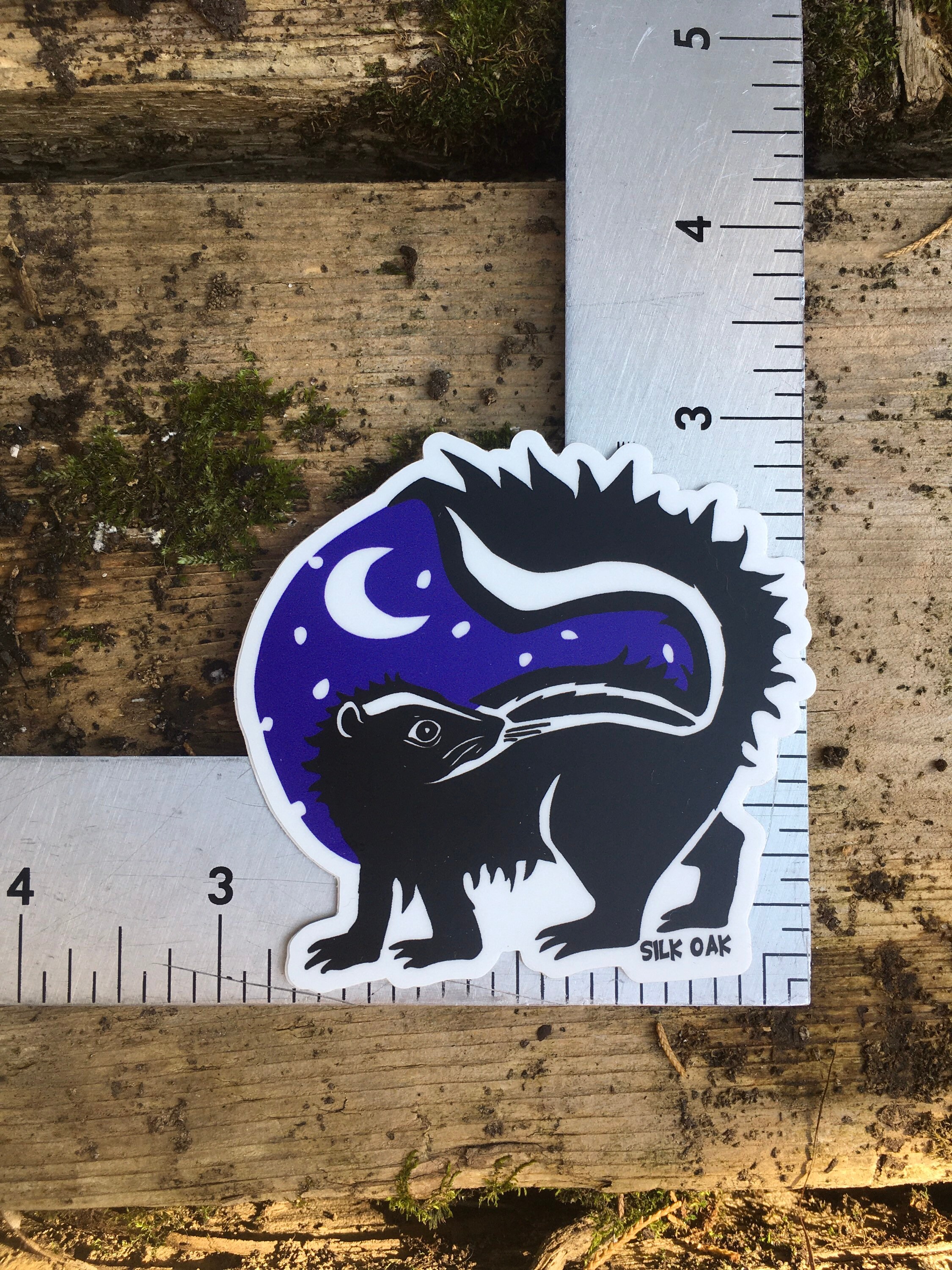 Skunk Sticker Die-cut Skunk Sticker Set of 3 Perfect for Laptop or Water Bottle - Etsy
