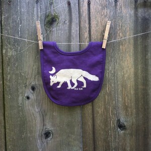 Arctic Fox Organic Cotton Bib image 2