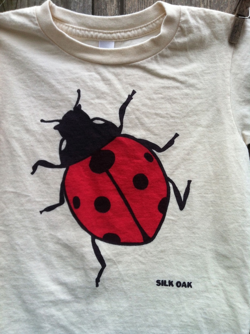 Ladybug Organic Child Short Sleeve Tee 2, 4, 6, 8, 10, 12 image 4