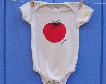 Red Tomato Organic Infant One piece Loves Earth Day