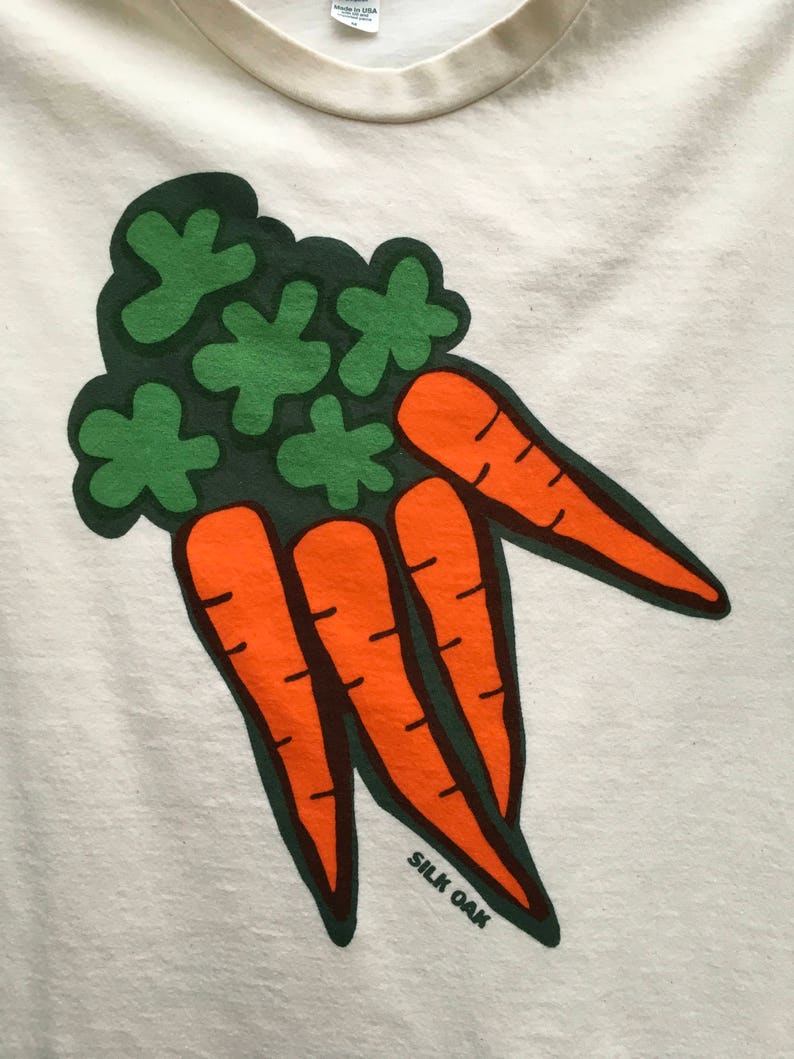 Orange Carrots Organic Unisex Tee image 4