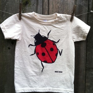 Ladybug Organic Child Short Sleeve Tee 2, 4, 6, 8, 10, 12 image 2