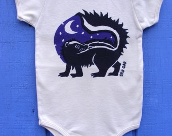 Midnight Skunk Organic Infant Bodysuit