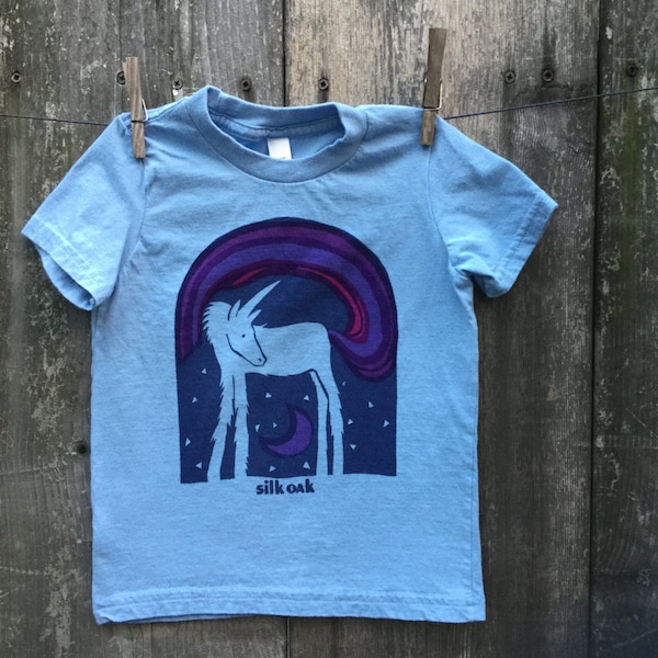 Rainbow Unicorn Short Sleeve Child Tee