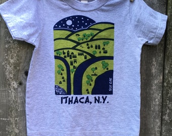 Ithaca Landscape Child Short Sleeve Tee