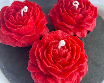 Handmade Low Temp Wax Play Candle Scented Peony -  Room Decoration and Romantic Atmosphere - Valentine&#39;s Day  Birthday, Drip Candle