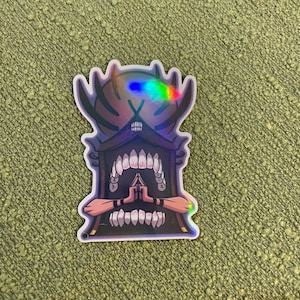 Sukuna JJK Anime Sticker - Domain Expansion Malevolent Shrine