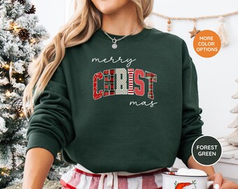 Merry Christmas Sweatshirt, Christmas Jesus Sweatshirt, Jesus Christmas Sweatshirt, Religion Sweatshirt, Gift For Christian