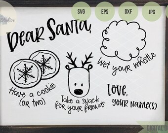 Download Santa Tray Svg Christmas Eve Tray Santa Tray Color Santa Etsy Yellowimages Mockups