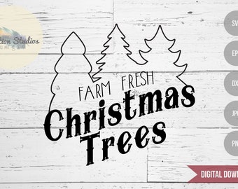 Download Free Christmas Tree Svg Christmas Svg Holiday Svg Fresh Cut Etsy SVG Cut Files