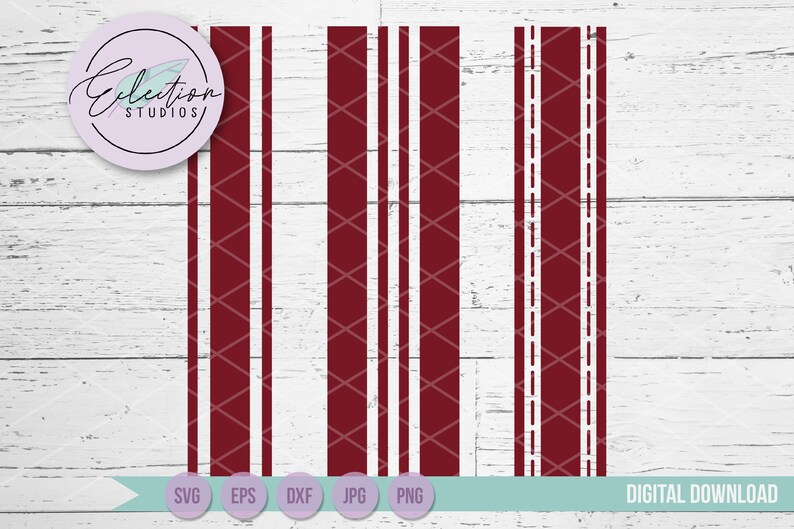 Grain Sack Stripes SVG, Farmhouse, SVG Bundle, Plaid Stripes kit, Tartan plaid line kit, commercial use digital download files, DXF included image 1