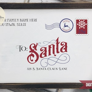 Download Letter To Santa Svg Christmas Svg Santa Letter Sign Etsy PSD Mockup Templates