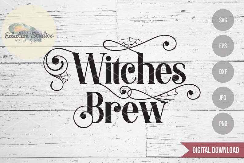 Download Halloween SVG Witches Brew svg cobwebs spiderwebs spooky ...