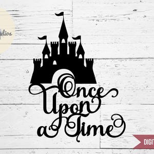 Princess Castle SVG: Once Upon A Time, Birthday Party (Digital Download)