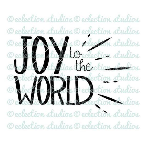 Download Free Christmas Svg Joy To The World Rustic Farmhouse Wood Sign Etsy SVG DXF Cut File