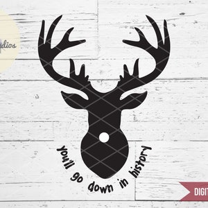 &quot;Rudolph Reindeer Weihnachten SVG: &quot;&quot;You&#39;ll Go Down In Germany&quot;&quot; (Digitaler Download)&quot;