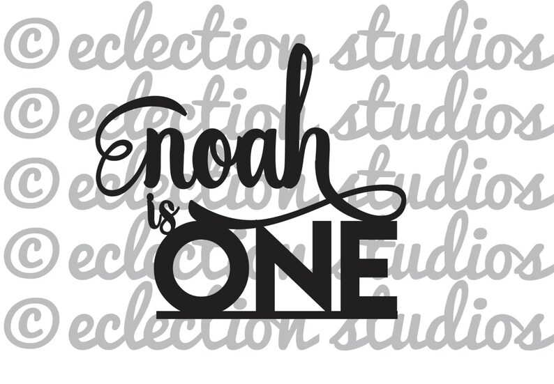 Download Custom name first birthday welded cake topper SVG file for ...