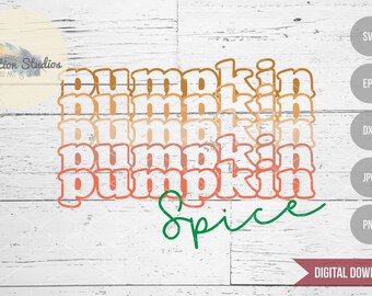 VSCO girl echo SVG, Pumpkin Spice SVG, Halloween shirt svg, Fall funny shirt, trendy teen vsco commercial use svg, dxf, eps, jpg, and png