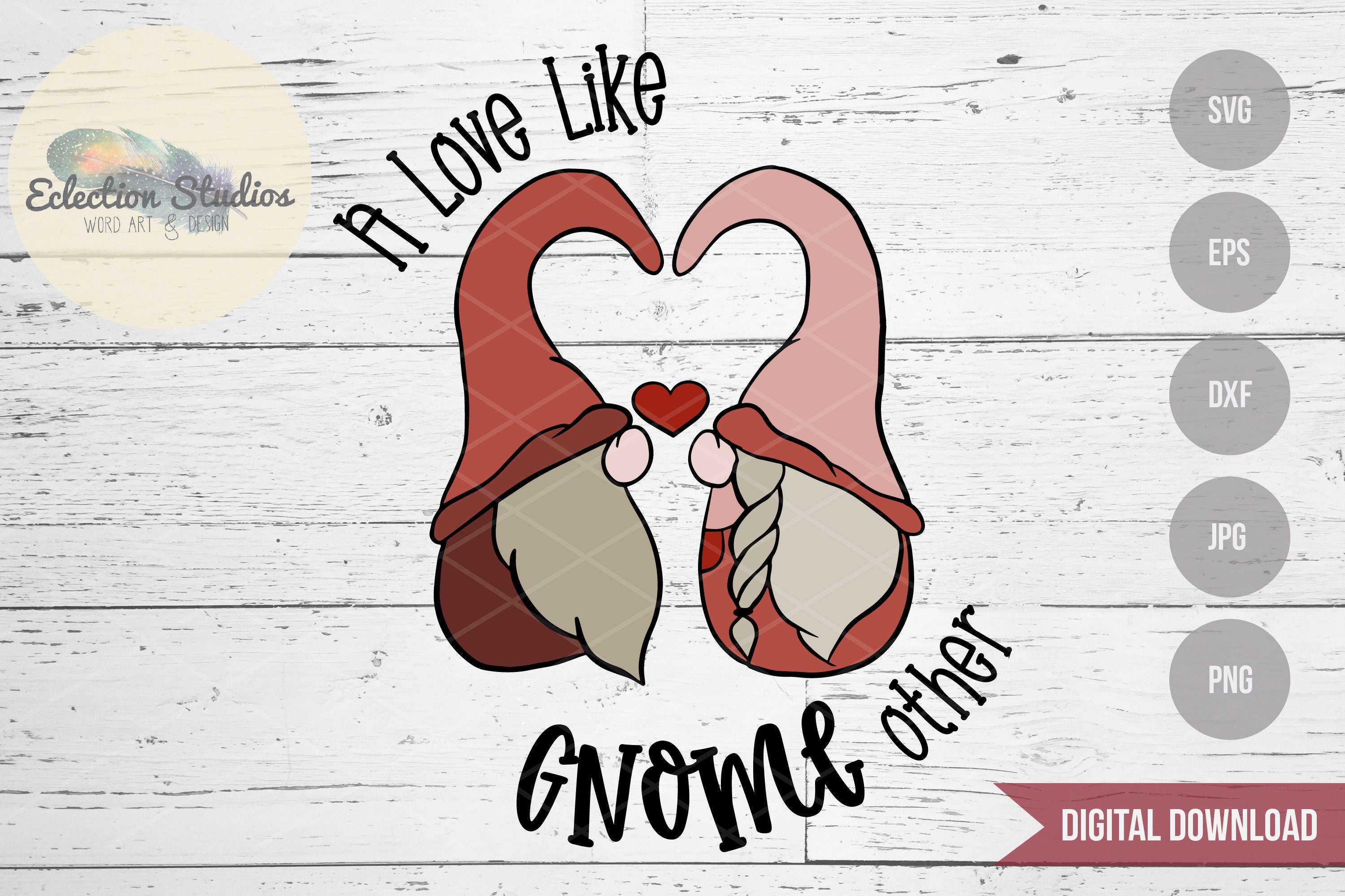 Download Valentine svg Gnome SVG A Love Like Gnome Other Gnome | Etsy
