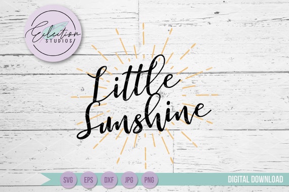Download Little Sunshine Baby Shower Svg You Are My Sunshine Svg File Using Samantha Font First Birthday Cake Topper Rainbow Baby Svg Clip Art Art Collectibles