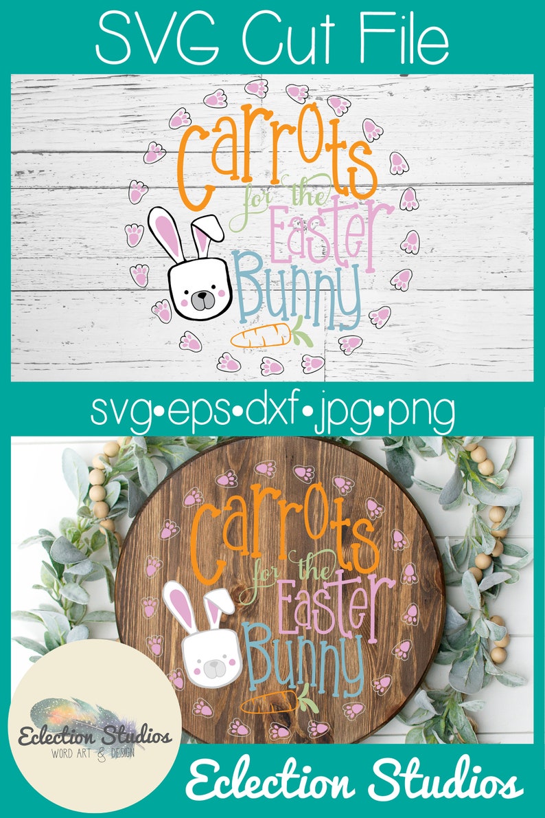 Download Easter SVG Dear Easter Bunny Plate Carrots for the Easter ...