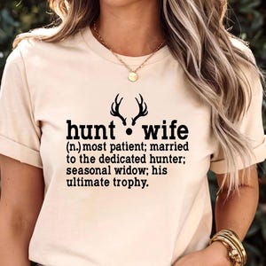 Womens Hunt Wife Most Patient Married To The Dedicated Hunter Funny T-Shirt Womens Hunt Wife Most Patient Married To The Dedicated Hunter Funny T-Shirt
