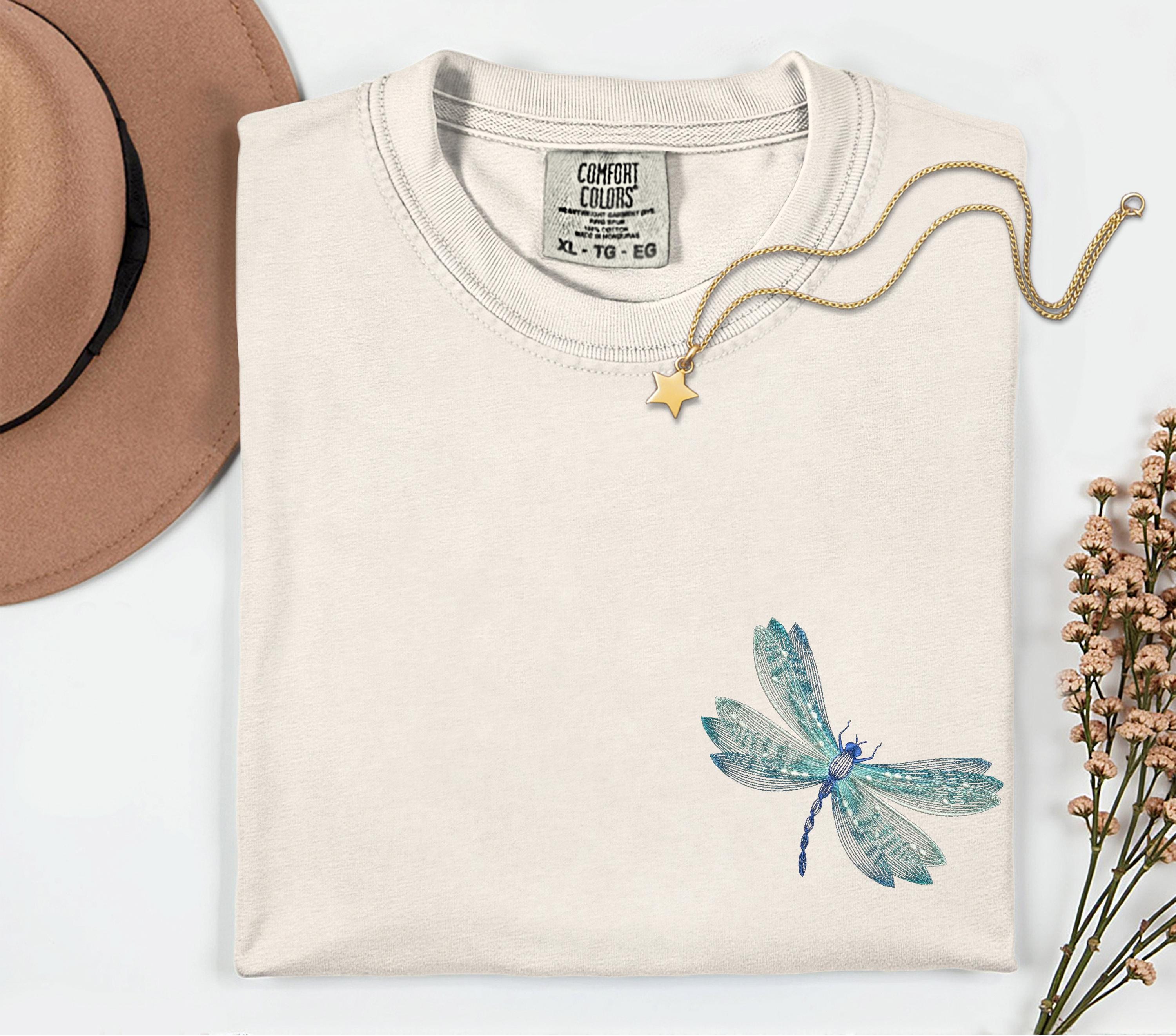 Rhinestone Dragonfly Shirt - Etsy Canada