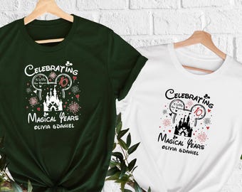 Disney Wedding Anniversary Couple Matching Shirts Custom Disney Gifts Couples Gift Minnie Mickey Mouse Disney Castle Shirt Anniversary Gifts