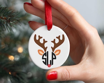 Christmas SLP Ornament Speech Language Pathologist Christmas Reindeer Ornaments SLP Gifts Holiday Gifts Special Education Teacher Ornaments