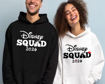 Disney Vacation Matching Couple Hoodie Disney Trip 2026 Matching Family Magic Kingdom Disney Birthday Gift Disney Castle Matching Hoodies