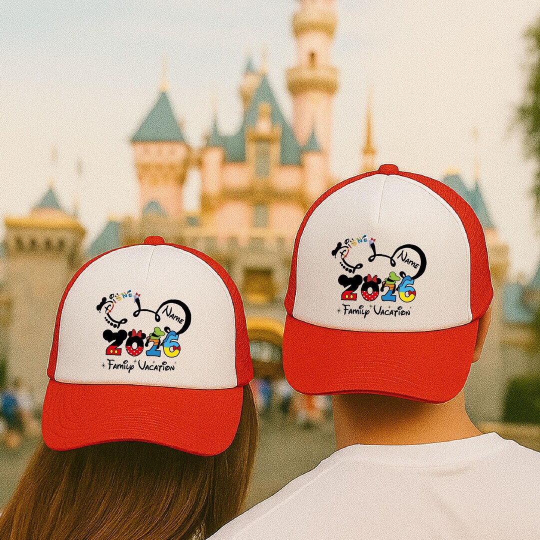 2026 Family Vacation Matching Disney Hats Custom Trucker Hat  display picture 2