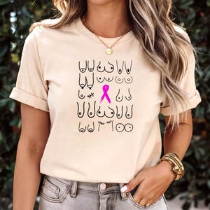 Breast Cancer Warrior Positive Shirt Motivational Gift Cancer Survivor Gift Oncology Nurse Gift Motivational Shirt Pink Ribbon Chemo Shirt