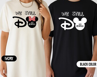 Disney Anniversary Comfort Colors Shirt Custom Couple Matching Disney Wedding Anniversary Shirt We Still Do Couple Gift Couples Disney Shirt