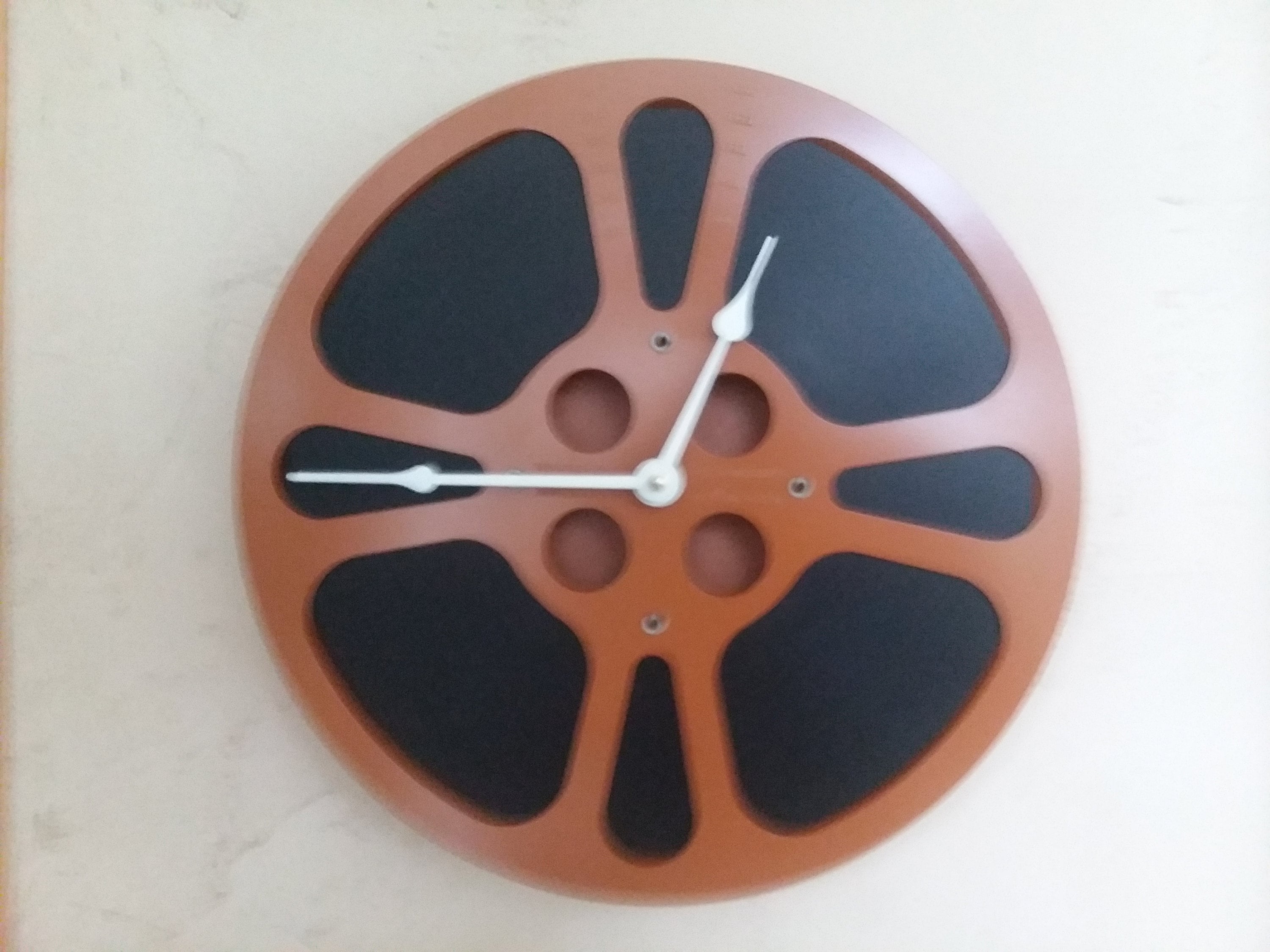 Film Reel Wall Clock 